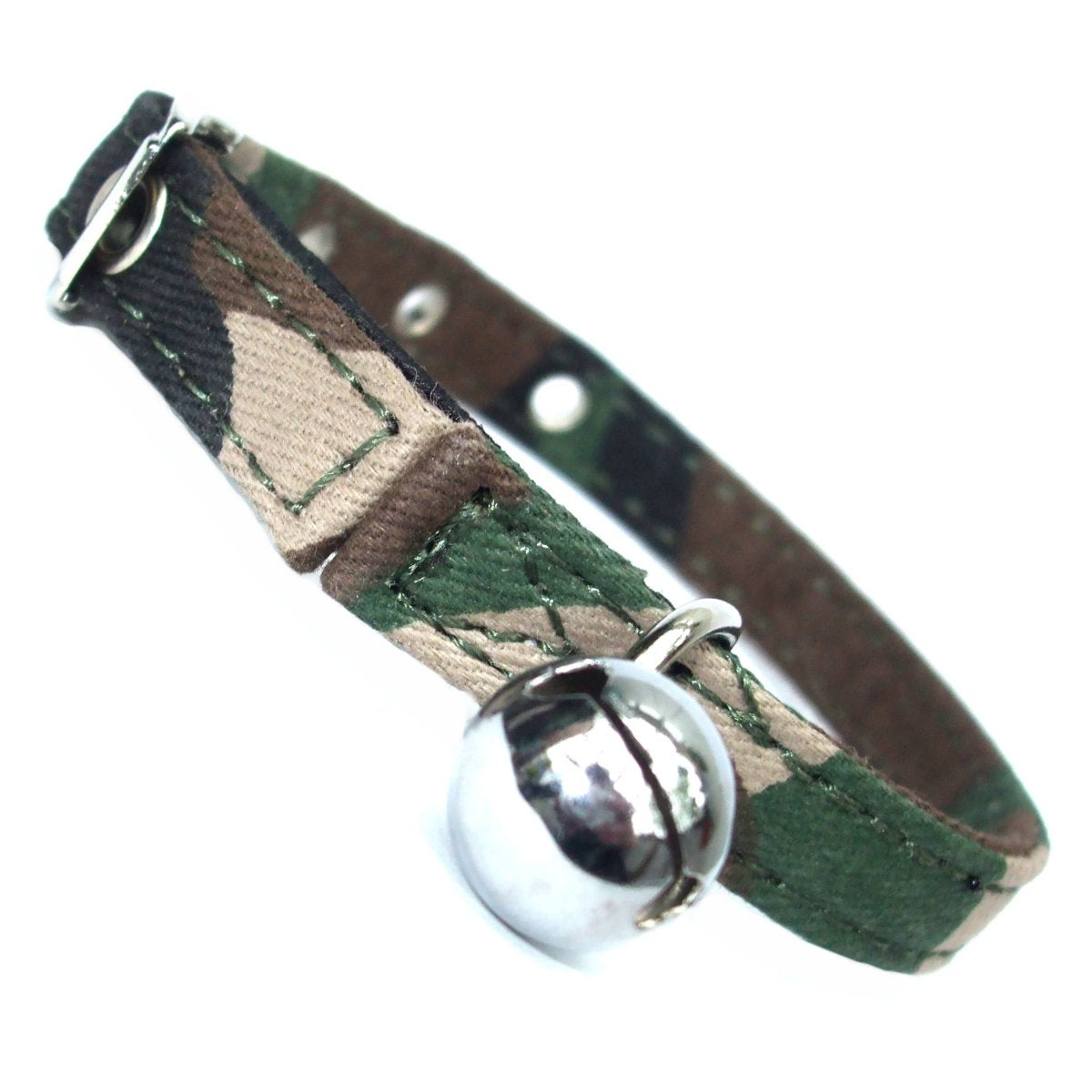 Cat Collars Army Camo Canvas Cat Collar - Prince & Princess Designer Petwear