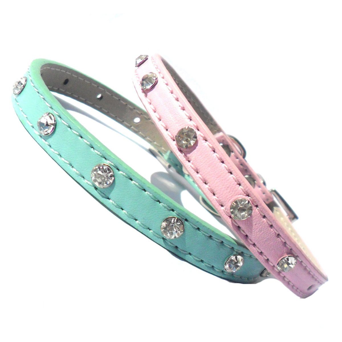 Dog Collars Baby Rhinestone Dog Collars - Prince & Princess Designer Petwear