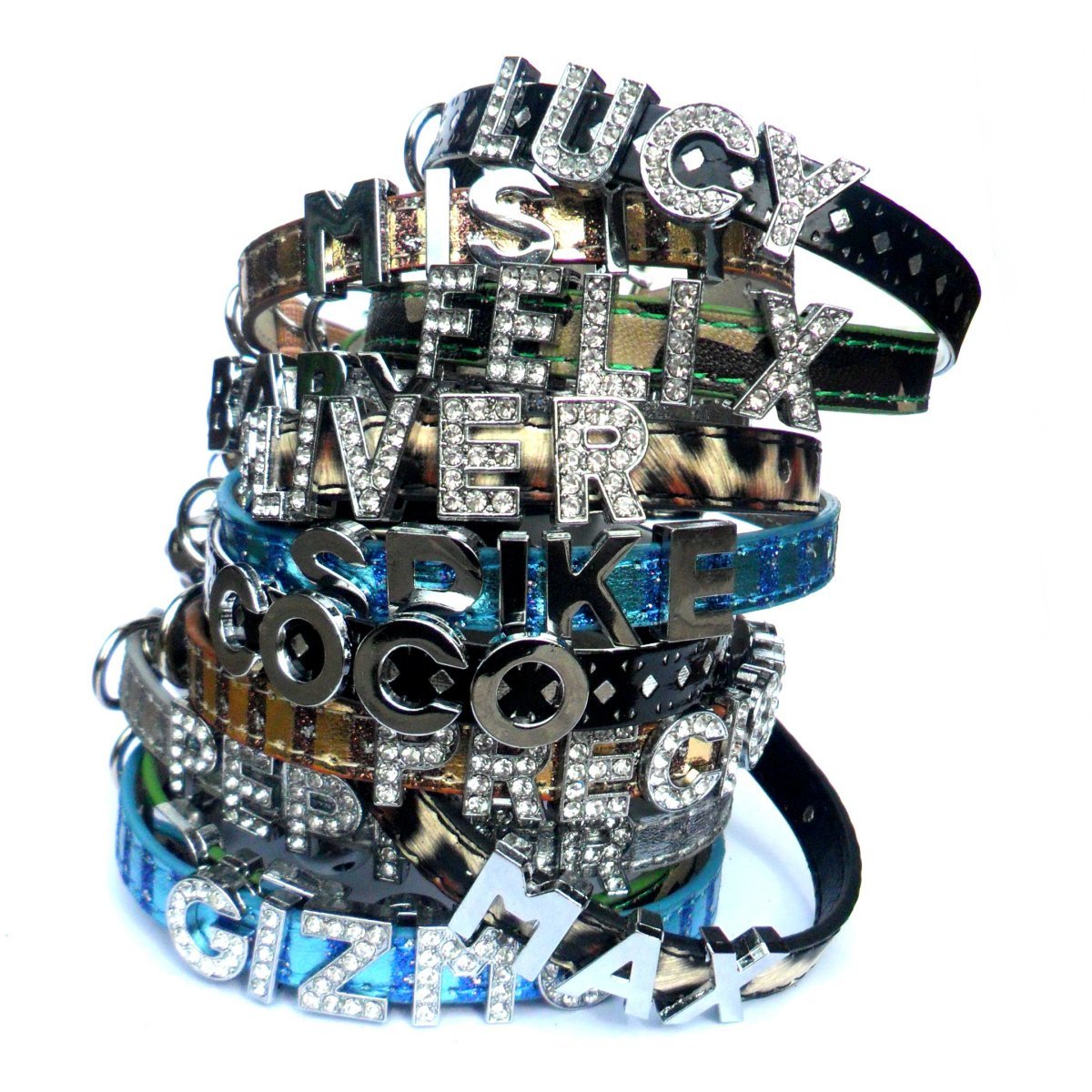 Cat Collars Personalised Name Cat Collar - Prince & Princess Designer Petwear