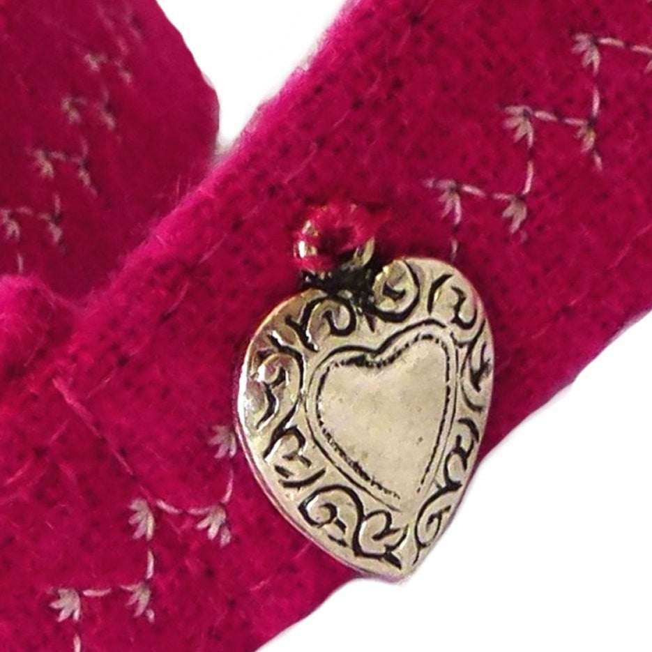 Dog Collar & Lead Sets Valentine Heart Dog Collar & Lead by Prediletto - Prince & Princess Designer Petwear