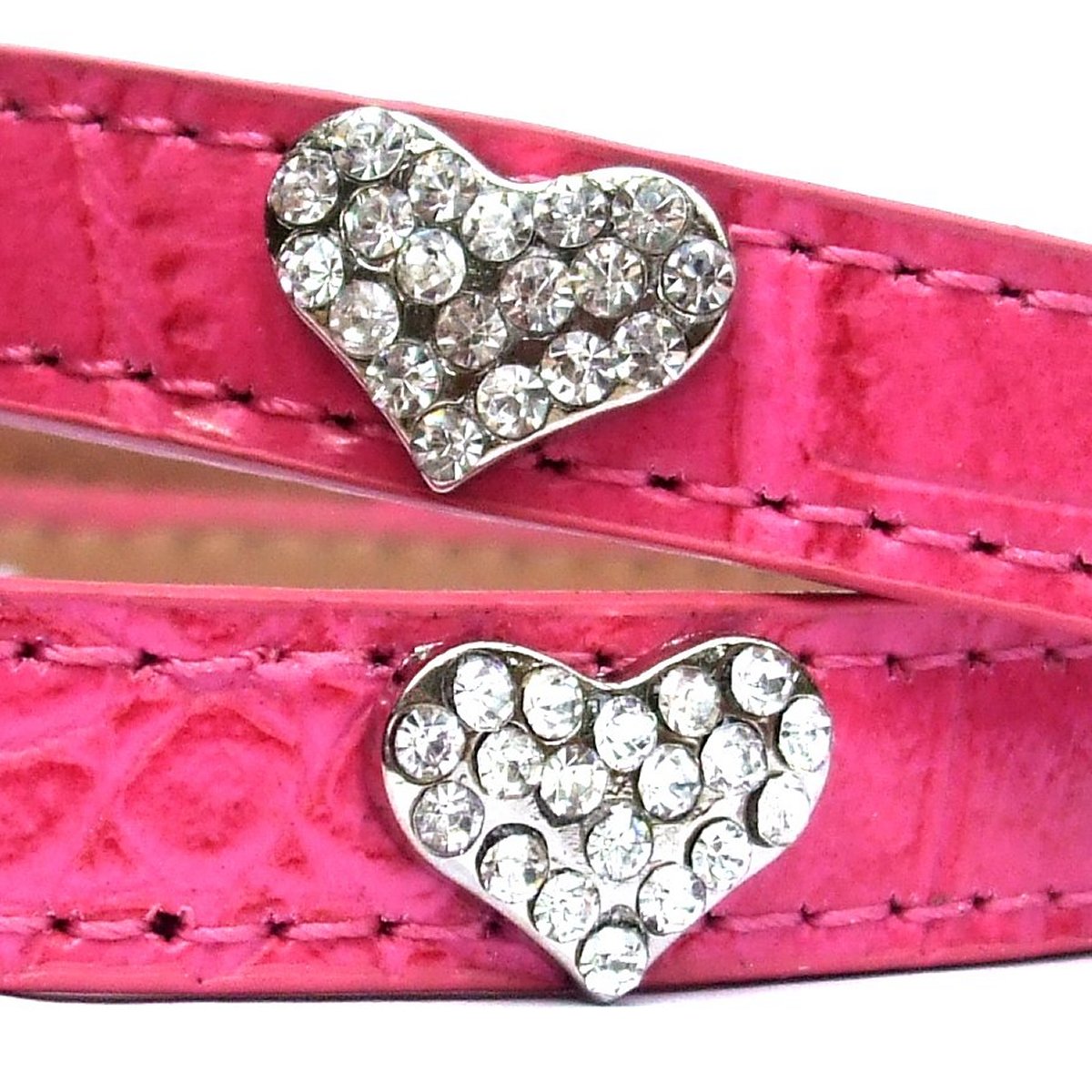 Dog Collars Sweet Hearts Croc Collar - Prince & Princess Designer Petwear