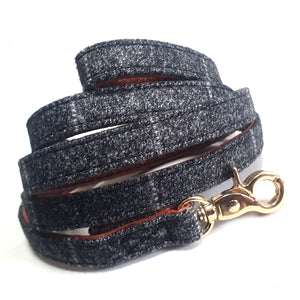 Grey Fabric Dog Lead