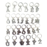 Small A-Z Letter Pet Cat Collar Charms