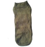 Sphynx Cat Ribbed Stretch Knit - Green