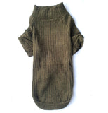 Sphynx Cat Ribbed Stretch Knit - Green