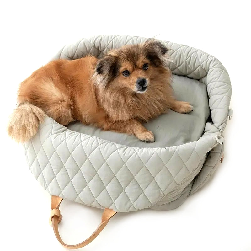 Quilted Pet Dog Car Seat Travel Carriers