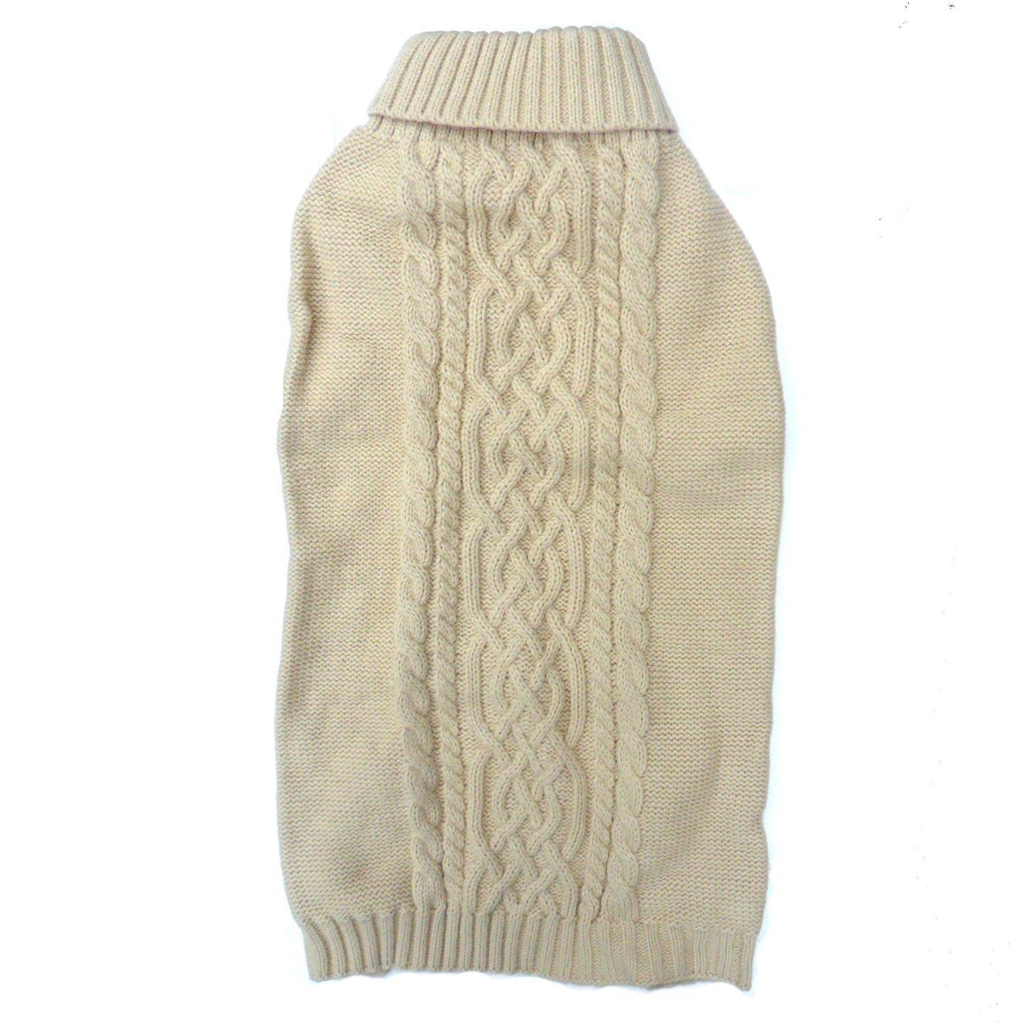 Cable Knit Cat Jumper Sweaters Beige