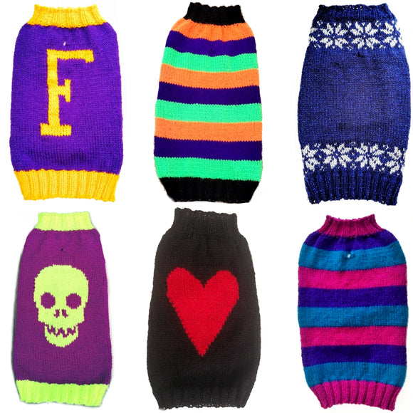 Design Your Own Customised Knitted Dog Jumper