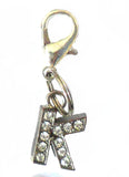 A-Z Crystal Letter Pet Dog Cat Collar Charms