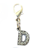 A-Z Crystal Letter Pet Dog Cat Collar Charms