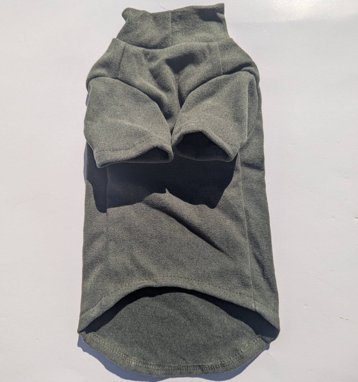 Sphynx Cat Soft Thermal Baselayer Fleece - Olive Green