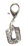 A-Z Crystal Letter Pet Dog Cat Collar Charms