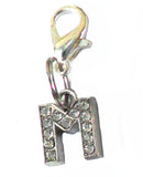 A-Z Crystal Letter Pet Dog Cat Collar Charms