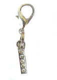 A-Z Crystal Letter Pet Dog Cat Collar Charms