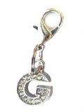 A-Z Crystal Letter Pet Dog Cat Collar Charms
