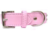 Dog Collars 2-Row Dog Collars - Baby Pink - Prince & Princess Designer Petwear 