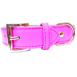 Dog Collar & Lead Sets 2-Row Dog Collar Lead Set - Hot Pink - Prince & Princess Designer Petwear 