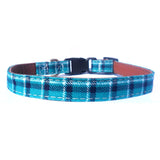 Collars Adjustable Fabric Dog Collars Green - Prince & Princess Designer Petwear 