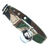 Cat Collars Army Camo Canvas Cat Collar - Prince & Princess Designer Petwear 