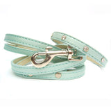 Dog Collar & Lead Sets Baby Rhinestone Dog Collar & Lead Set - Blue - Prince & Princess Designer Petwear 
