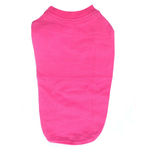 Cat Clothes Cat T-shirt - Deep Pink - Prince & Princess Designer Petwear 