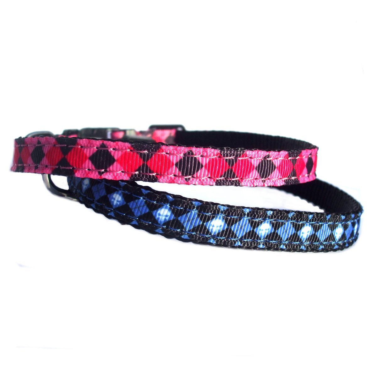 Dog Collars Diamond Adjustable Dog Collars - Prince & Princess Designer Petwear 