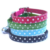 Cat Collars Polka Dot Cat Collars - Prince & Princess Designer Petwear 