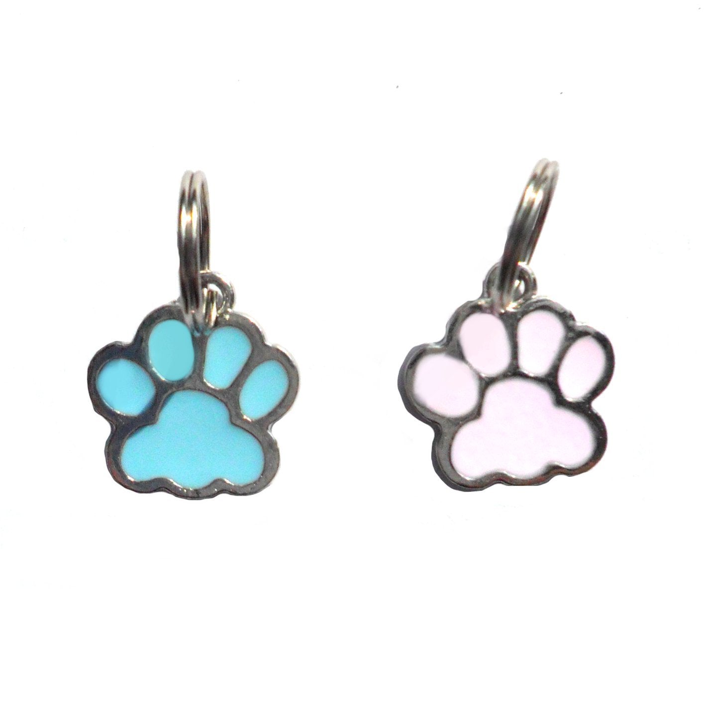 Enamel Paw Cat Collar Charms - Clothes for Cats