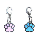 Enamel Paw Cat Collar Charms - Clothes for Cats
