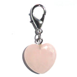 Charms Pet Gemstone Crystal Heart Charms - Prince & Princess Designer Petwear 