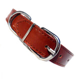 Dog Collars Brown Studded Dog Collars - Prince & Princess Designer Petwear 