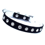 Dog Collars Majestic Crystal Dog Collar - Prince & Princess Designer Petwear 