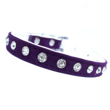 Dog Collars Majestic Crystal Dog Collar - Prince & Princess Designer Petwear 