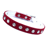 Dog Collars Majestic Crystal Dog Collar - Prince & Princess Designer Petwear 