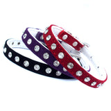 Dog Collars Majestic Crystal Dog Collar - Prince & Princess Designer Petwear 