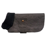 Dog Clothes Brown Herringbone Dog Coat - Prince & Princess Designer Petwear 