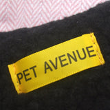 Dog Clothes Pink Herringbone Dog Coat - Prince & Princess Designer Petwear 