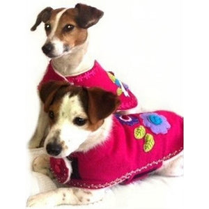 Dog Clothes Flower Power Coat by Prediletto - Prince & Princess Designer Petwear 