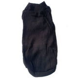 Sphynx Cat Ribbed Stretch Knit - Black