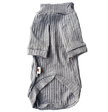 Sphynx Cat Ribbed Stretch Knit - Grey