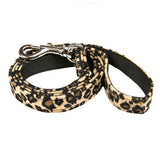 Leopard Print Dog Collar & Lead Sets