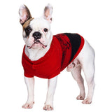 Designer Knitted Dog Jumper Red/Black