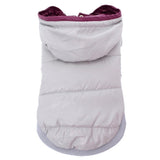 Grey Puffer Jacket Dog Coat