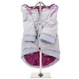 Grey Puffer Jacket Dog Coat