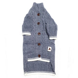 Sphynx Cat Cable Knit Cardigan Sweater Jumper Cat Jumpers | Clothes for Cats