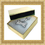 Charms Crystal Bone Pendant Charm - Prince & Princess Designer Petwear 