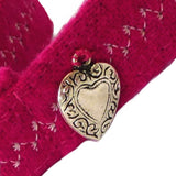 Dog Leads Fuchsia Heart Dog Lead by Prediletto - Prince & Princess Designer Petwear 