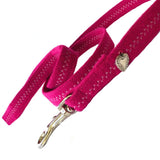 Dog Leads Fuchsia Heart Dog Lead by Prediletto - Prince & Princess Designer Petwear 