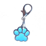 Enamel Paw Cat Collar Charms