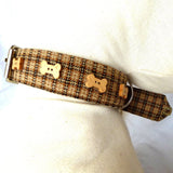 Dog Collar & Lead Sets Tweed Dog Collar & Lead by Prediletto - Prince & Princess Designer Petwear 